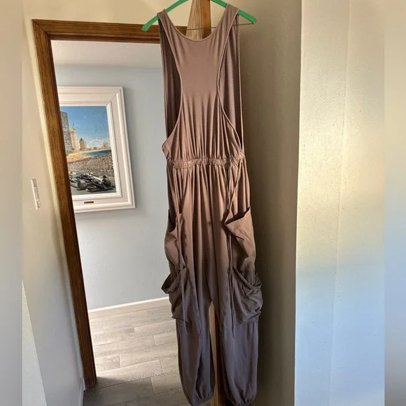 Free People Movement Brown Infinity Onesie Size M - Picture 16 of 16